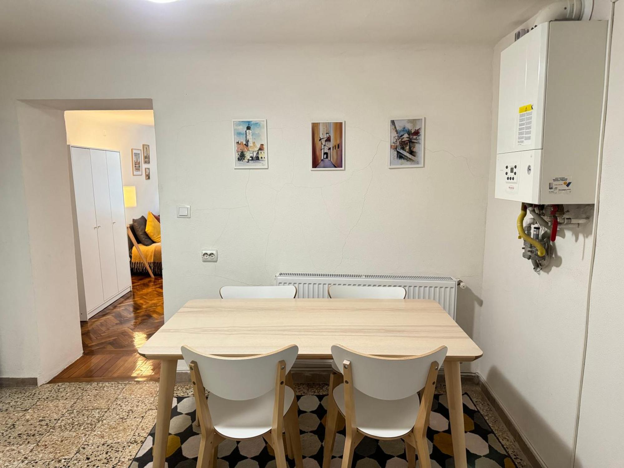 Charming Studio Ideal For Getaways Or Workations In Sibiu'S Medieval City Center Exterior foto